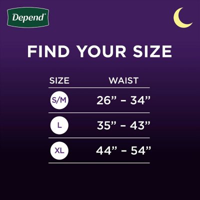 Depend Real Fit Incontinence Underwear for Men, Maximum Absorbency (Choose  Your Size) - Sam's Club