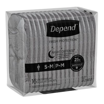 Depend Night Defense Adult Incontinence Underwear for Men (Choose