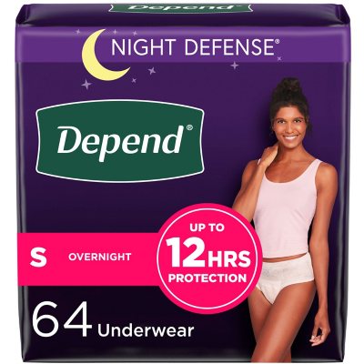 64 Count Assurance Women Incontinence Overnight Underwear Maximum Absorbency  XL