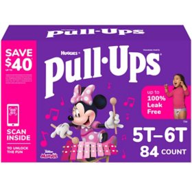 Pull-Ups Girls Potty Training Pants 5T-6T, 84 Count	