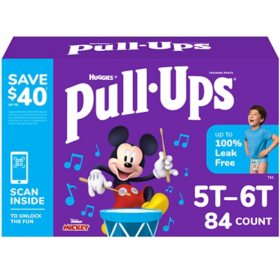 Pull-Ups Boys Potty Training Pants 5T-6T, 84 Count