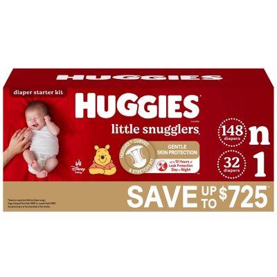 Huggies Little Snugglers Diapers Size 2 Giant 124 ct
