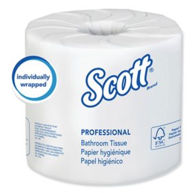 Scott Essential 100% Recycled Fiber SRB 2-Ply Bathroom Tissue (506 sheets/roll, 80 rolls)