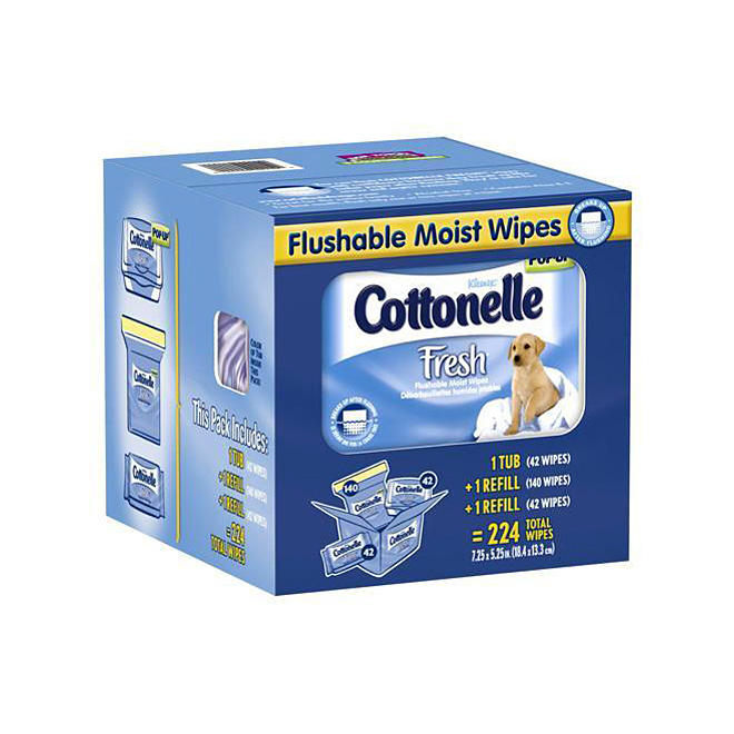 Cottonelle Fresh® Flushable Moist Wipes 