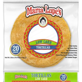 Mama Lupe's 7 1/4" 20ct Low Carb Tortilla 25 oz.