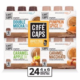 Cafe Caps Fall Collection, Variety Pack (24 ct.)