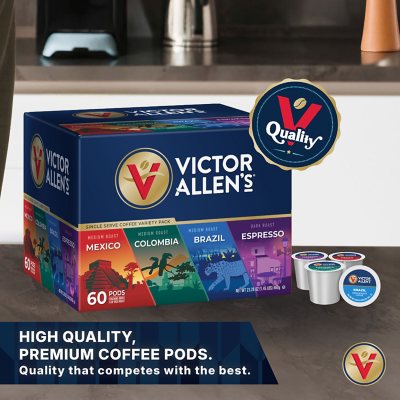 Victor Allen's Signature Medium-Dark Roast Coffee Pods