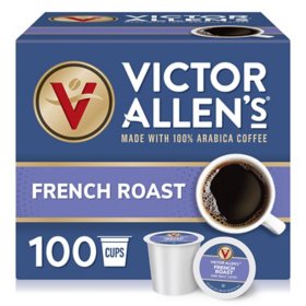 Victor Allen's Coffee Single Serve Cups, French Roast 100 ct.