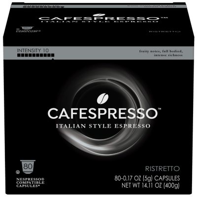 Cafe Turino Campania Italian Style Espresso Nespresso Compatible Capsules,  .17 oz, 60 count