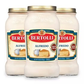 Bertolli Alfredo Sauce with Aged Parmesan Cheese 15 oz., 3 pk.