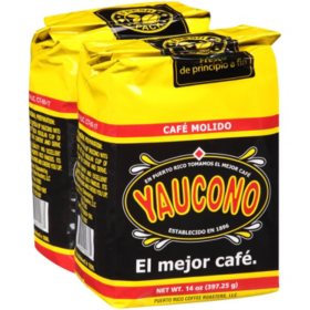 Yaucono Ground Coffee, 14 oz.