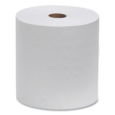 6 PACK 2 PLY BLUE EMBOSSED CENTRE FEED PAPER WIPE ROLLS OFFICE HOME WAREHOUSE 