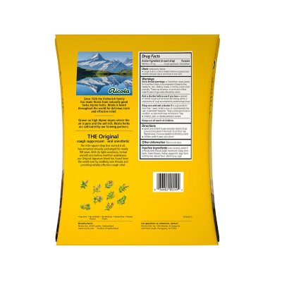 Ricola Dual Action Honey Lemon Cough Suppressant Throat Drops, 175ct Bag