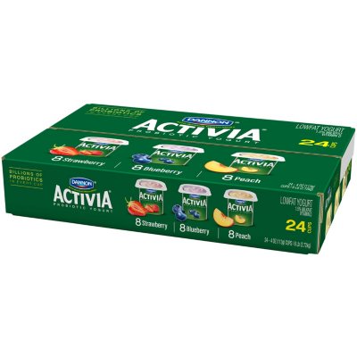 Dannon Activia Probiotic Yogurt Vanilla - 4 ct