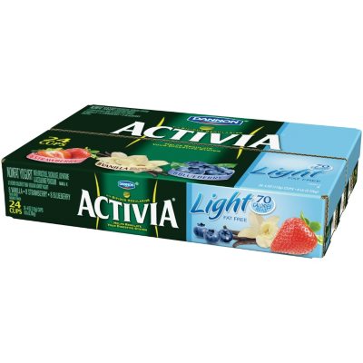 Dannon® Activia® Light Yogurt Variety Pack - 4 oz. - 24 ct. - Sam's Club