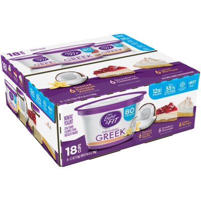 Great Value Light Greek Toasted coconut Vanilla Nonfat Yogurt, 5.3