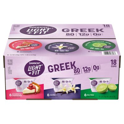 Dannon® Light & Fit® Greek Key Lime Nonfat Yogurt 5.3 oz. Cup