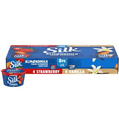Silk Almondmilk DairyFree Yogurt Alternative, Variety Pack (8 ct