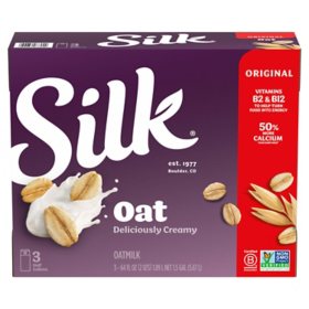 Silk Original Oat Milk (64 fl. oz., 3 pk.)