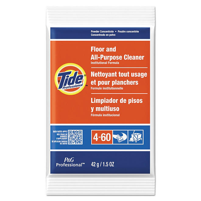 Tide Floor and All-Purpose Cleaner Powder Concentrate - 1.5 oz. packets - 100 ct.
