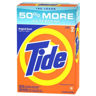 Tide® Original Scent Powder 180 loads Sam's Club