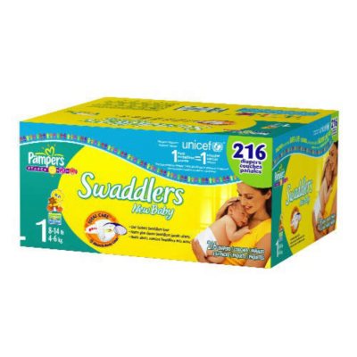 216 pampers sale swaddlers