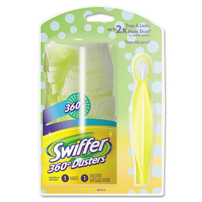 Swiffer Duster Kit with Handle + 5 Feather Dusters