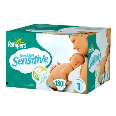 Pampers Swaddlers, Size 2 (12-18 lbs.), 184 ct. - Sam's Club