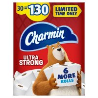 Charmin Ultra Strong Toilet Paper, Giant Mega Roll Bath Tissue (286 sheets/roll, 30 rolls)