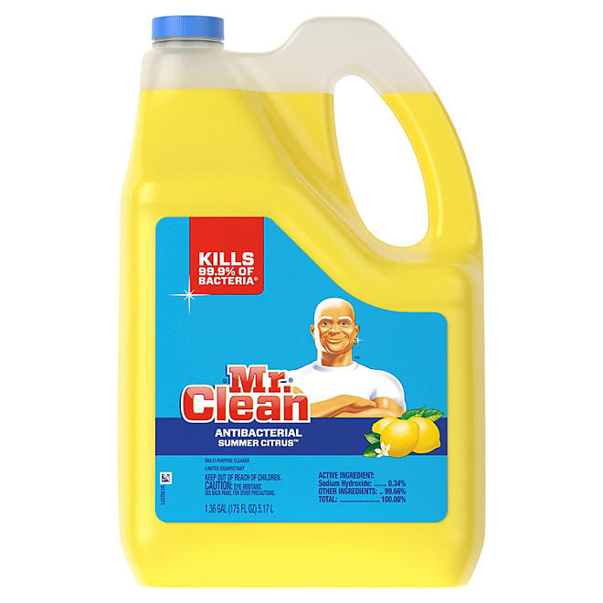 Mr. Clean Antibacterial Multi-Surface Cleaner, Summer Citrus 175 fl. oz.
