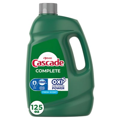  Cascade Platinum Dishwasher Pods, ActionPacs + Oxi, Dishwasher  Detergent, Fresh Scent, 44 Count : Health & Household