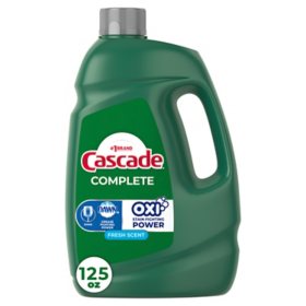 Cascade Complete Gel + Oxi Dishwasher Detergent 125 fl. oz.
