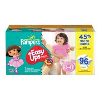 Pampers Easy Ups, Girls, Size 5 (30-40 lbs.), 96 ct.