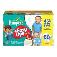 Pampers Easy Ups, Boys, Size 6 (37+ lbs.), 80 ct.