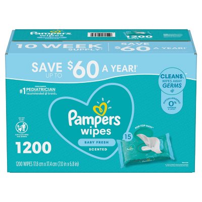 huggies natural care wipes sam's club