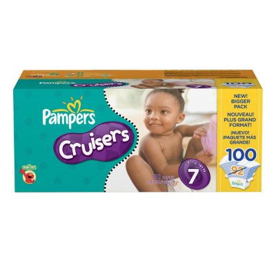 Pampers Diapers, 7 (41+ lb), Super Pack, Search