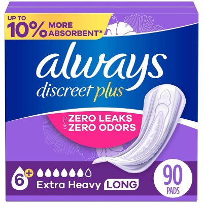 Multipack 5x Always Discreet Pads Long Plus (903ml) 8 Pack