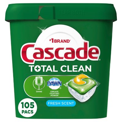 Cascade Platinum ActionPacs Dishwasher Detergent - Fresh (92 ct)