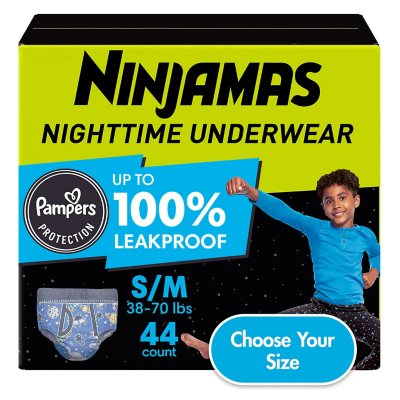 Pampers Ninjamas Pyjama Pants Boys Age 4-7 (17-30kg) 10Pack