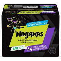 Ninjamas Nighttime Bedwetting Boys Underwear, Size L/XL (34 ct.)