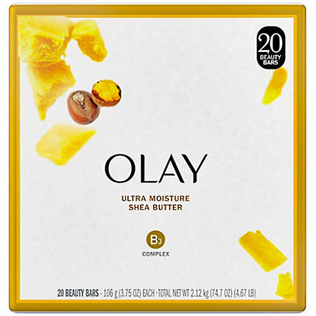 Olay Ultra Moisture Shea Butter Beauty Bar (3.75 oz., 20 ct.)