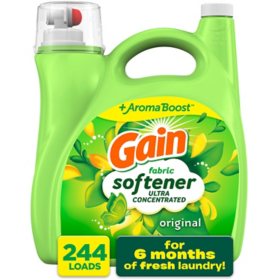 Gain Liquid Fabric Conditioner, Original Fabric Softener 244 loads, 165 fl. oz.