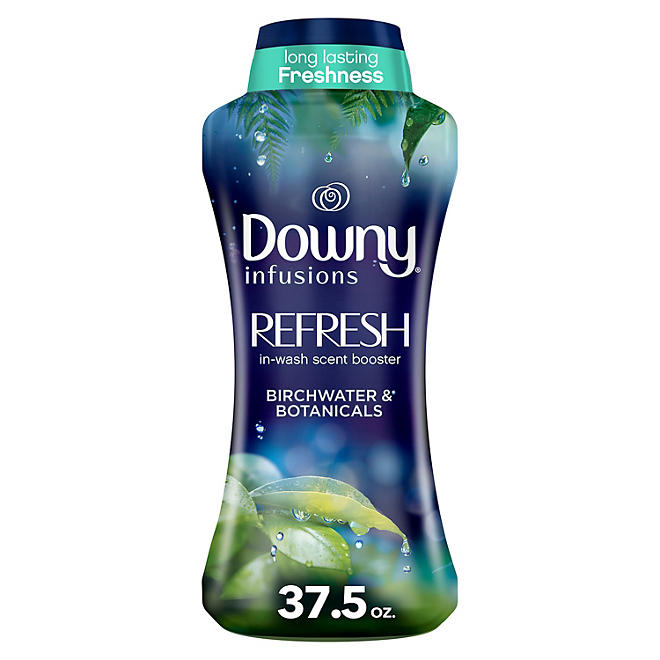 Downy Infusions In-Wash Scent Booster Beads, Refresh, Birch Water & Botanicals (37.5 oz.) 