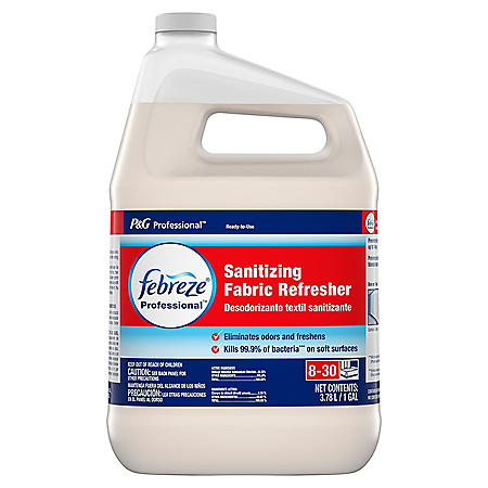 Febreze Professional Sanitizing Fabric Refresher Refill, 1 Gallon