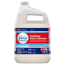 Febreze Professional Sanitizing Fabric Refresher Refill, 1 Gallon