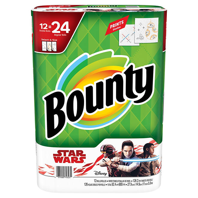 Bounty Select-a-Size Paper Towels, Star Wars Edition