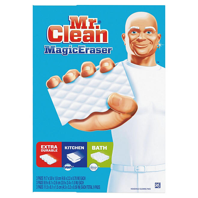 Mr. Clean Magic Eraser Sponge Variety Pack & Tub Cleaner (9 ct.)