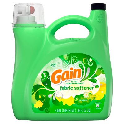 Gain Ultra Concentrated Liquid Fabric Softener, Original (138 fl. oz