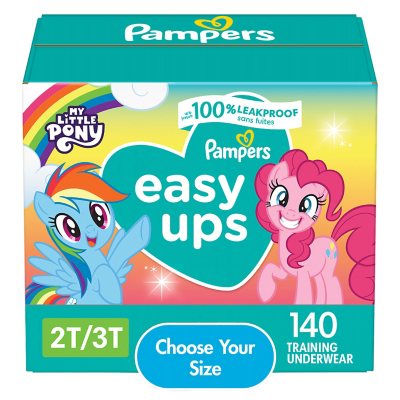 UPC 037000764366 product image for Pampers Easy Ups Training Underwear for Girls, 2T-3T - 140 ct. (16 - 34 lb.) | upcitemdb.com