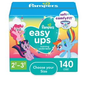 Pampers Easy Ups Training Pants Underwear for Girls (Sizes: 2T-6T) 
